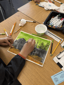 4th Grade - Oregon Trail Pop Art Integrated Art Project