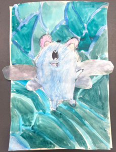 2ndWingCreatureEx Mythical Creatures - Blue Winged Creature